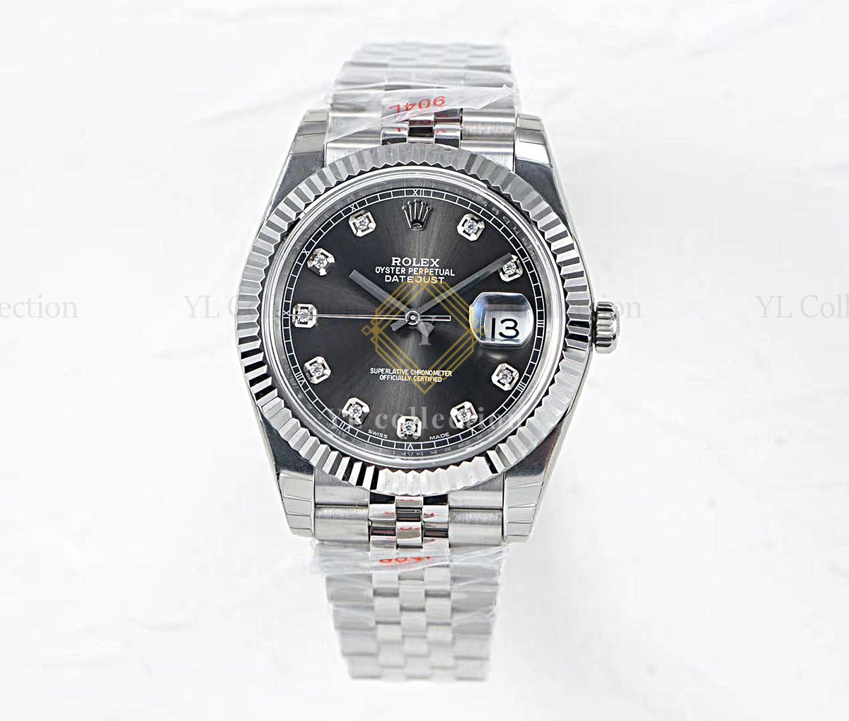 데이저스트 다이아 블랙다이얼 브레이슬릿 41