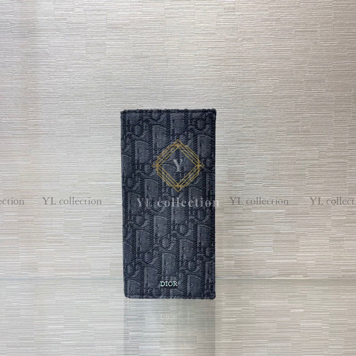 디올 오블리크 버티컬 장지갑