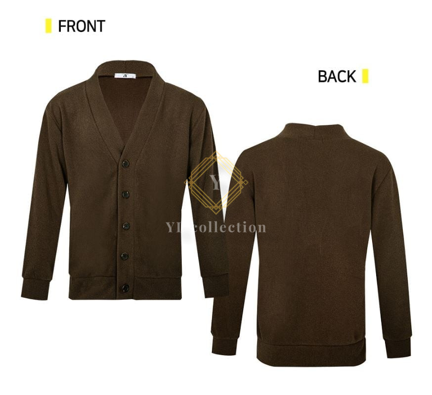 남녀공용 스판 브이넥 가디건