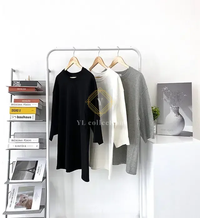 남녀공용 루즈핏 7부 티