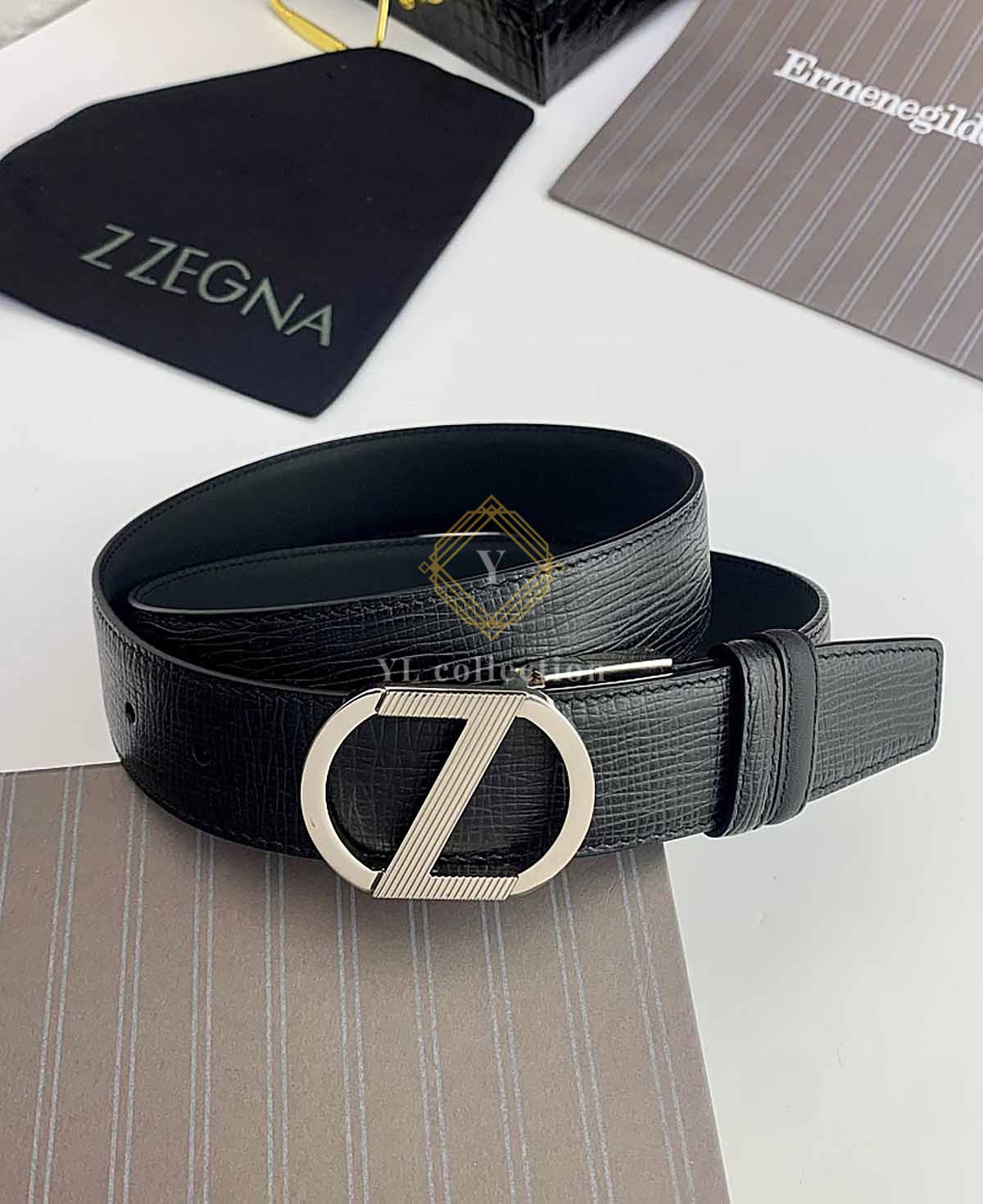 제냐 Z 로고 벨트