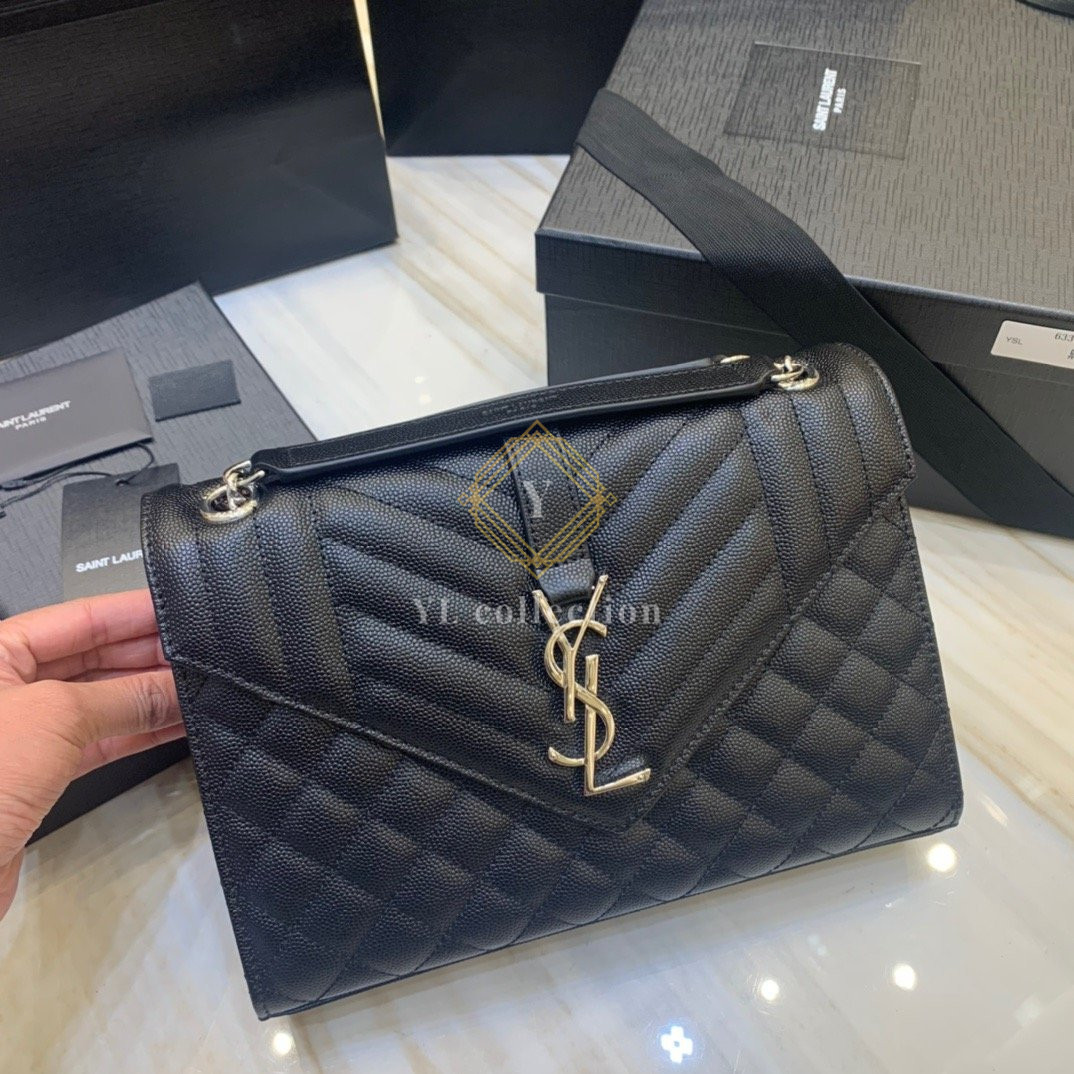 입생로랑 마틀라세 엔벨로프 크로스백