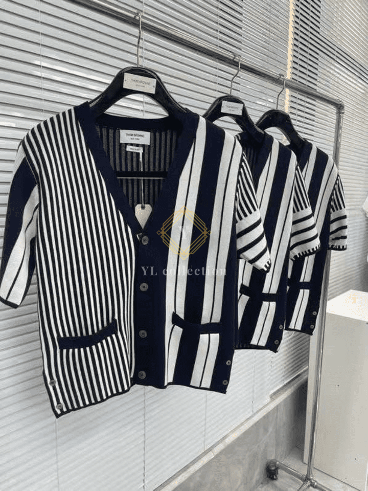 톰브라운 멀티 스트라이프 가디건