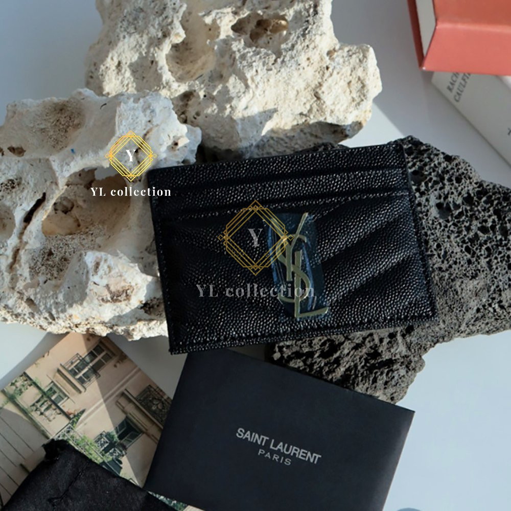 입생로랑 모노그램 카드 케이스 지갑