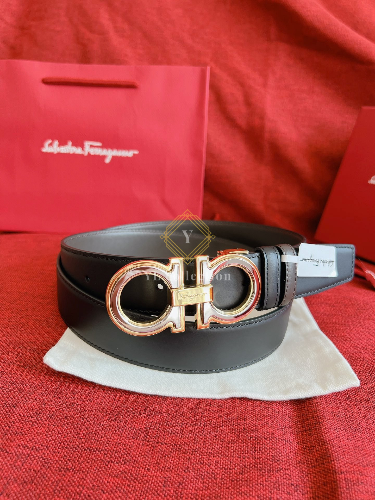페라가모 투라인 로고 벨트