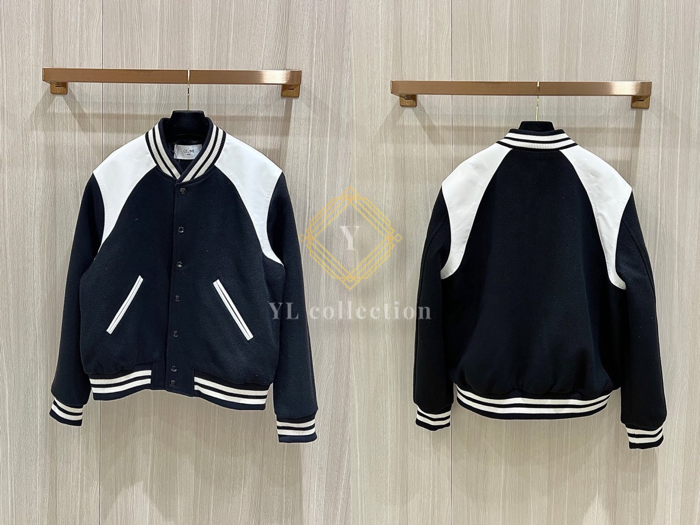 셀린느 클래식 위브 울 테디 자켓