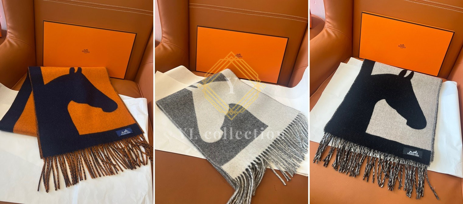 에르메스 카자크 러브스토리 머플러