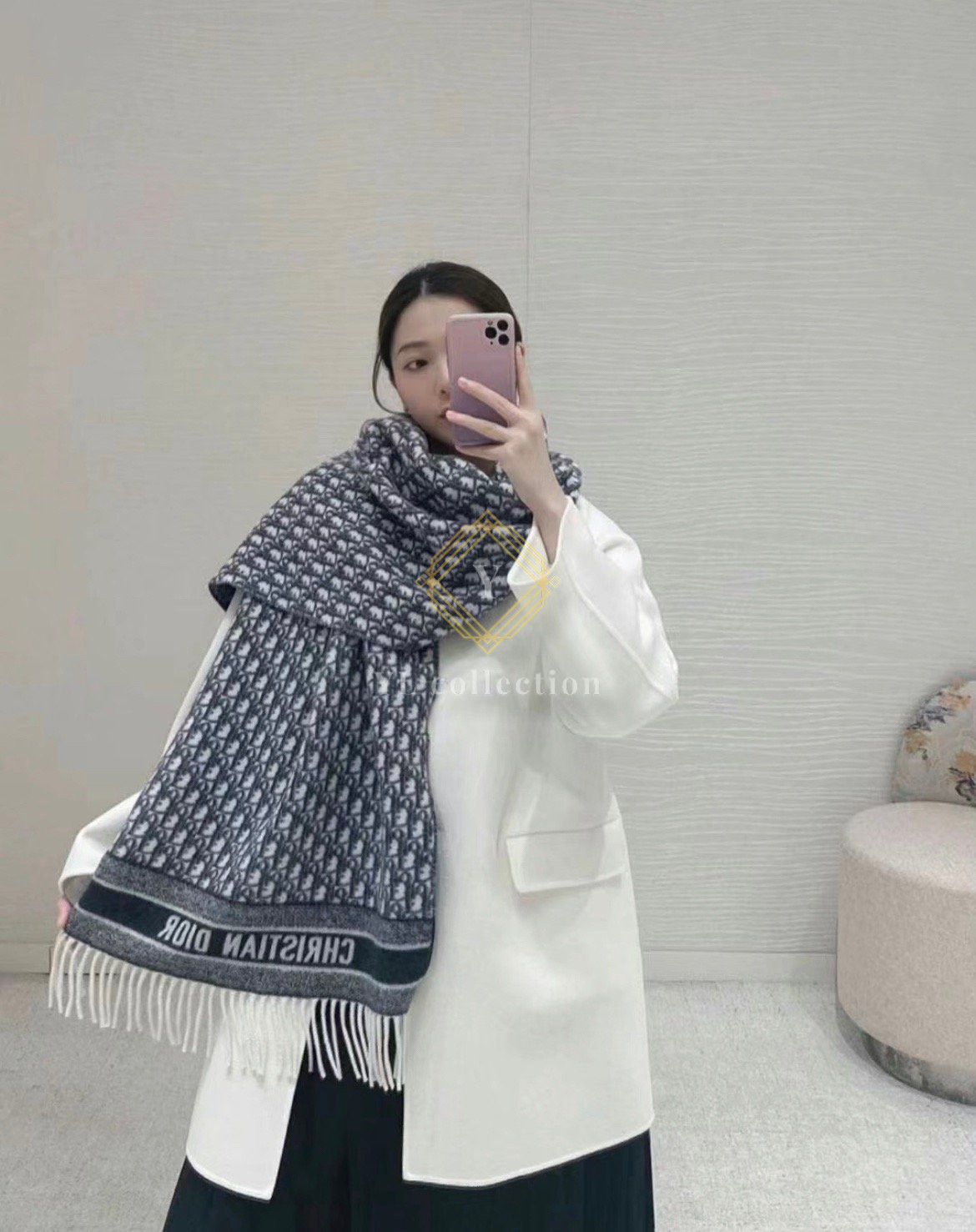 디올 오블리크 머플러