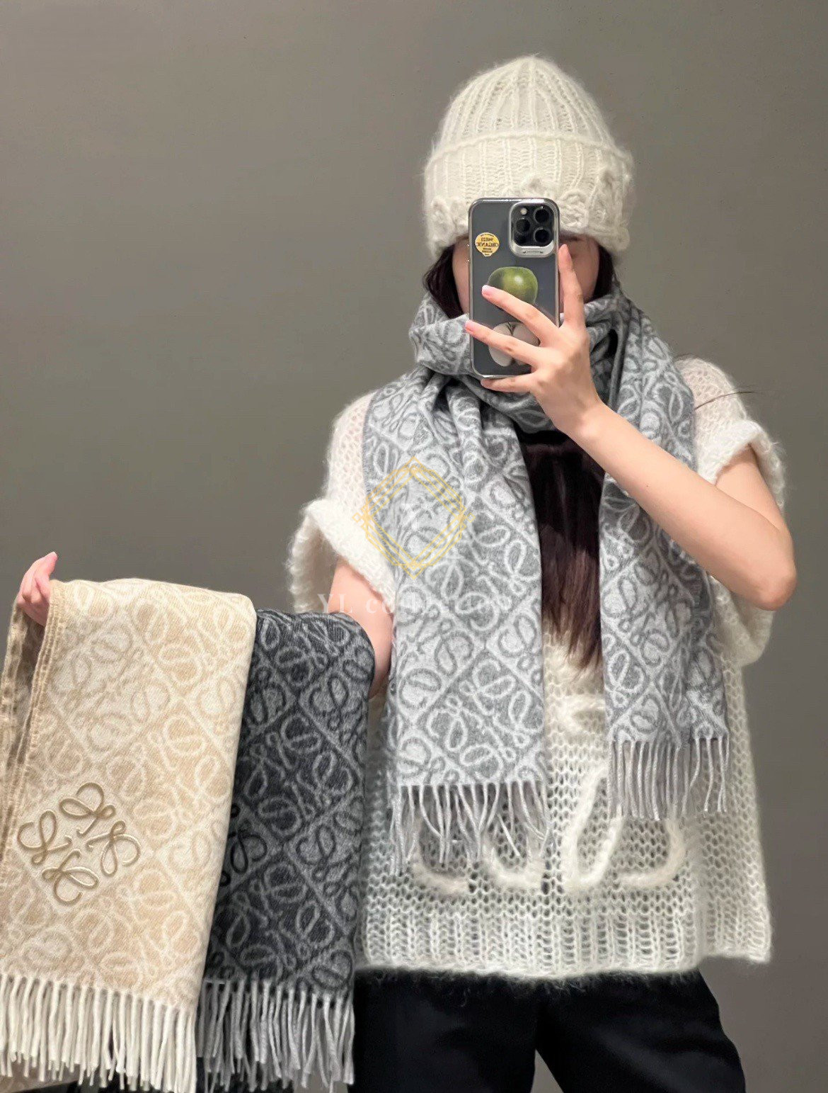 로에베 애나그램 머플러