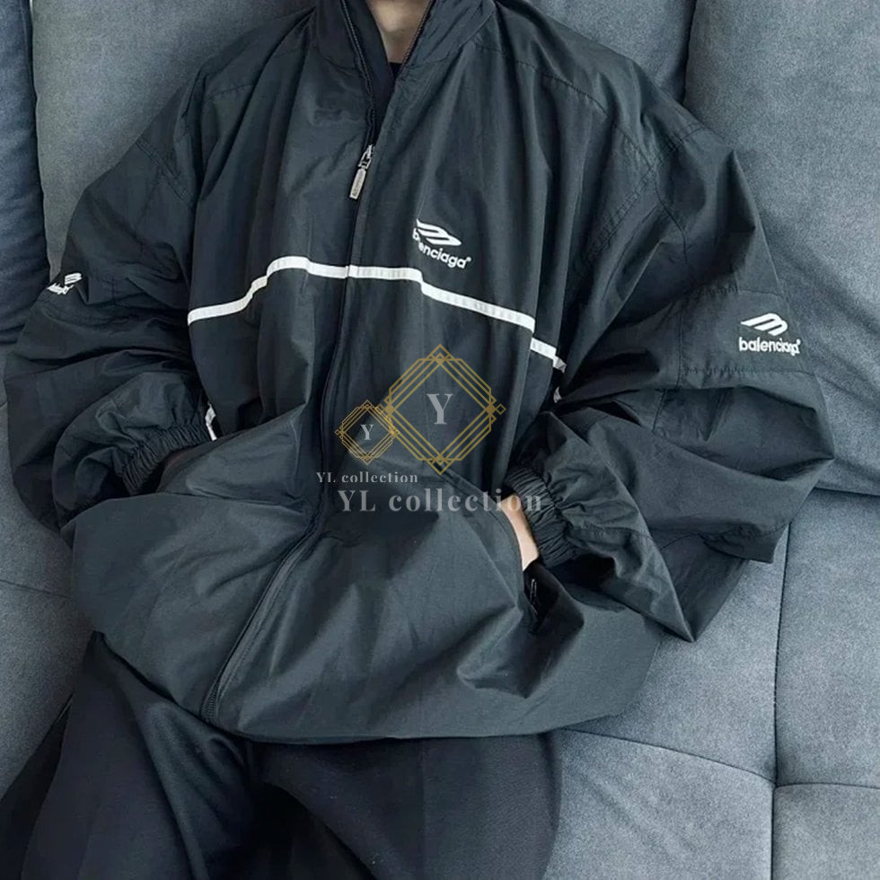 발렌시아가 3B 스포츠 아이콘 트랙 자켓