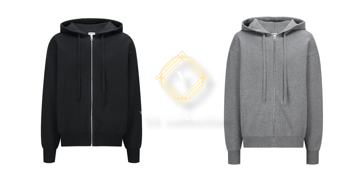 로에베 애너그램 집업 후디