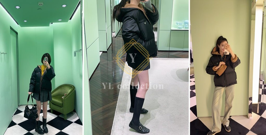 프라다 여성 패딩 자켓