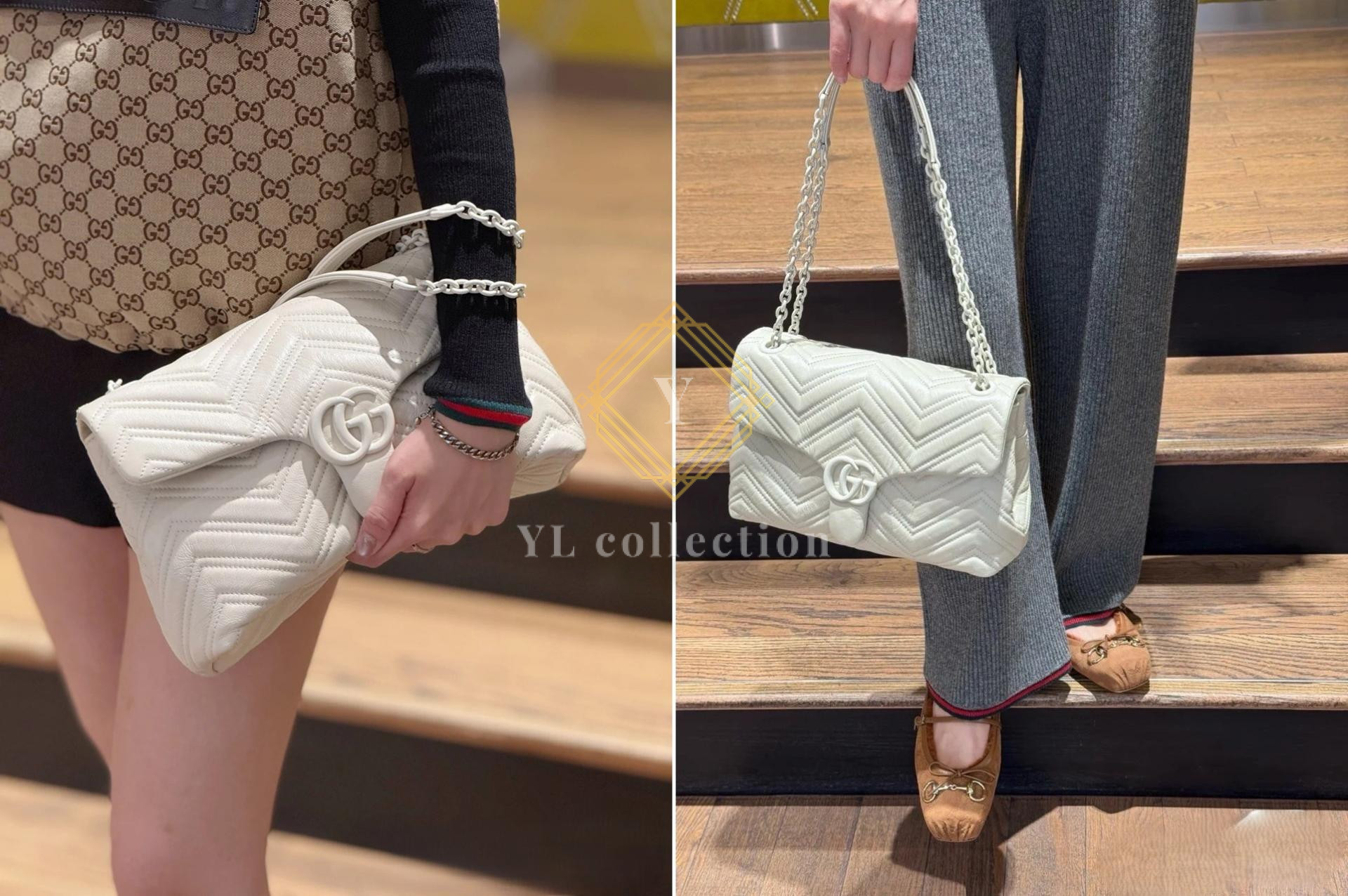 구찌 GG 마몽 미디엄 숄더백