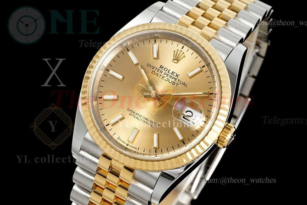 로렉스 데이저스트 36MM 골드 다이얼