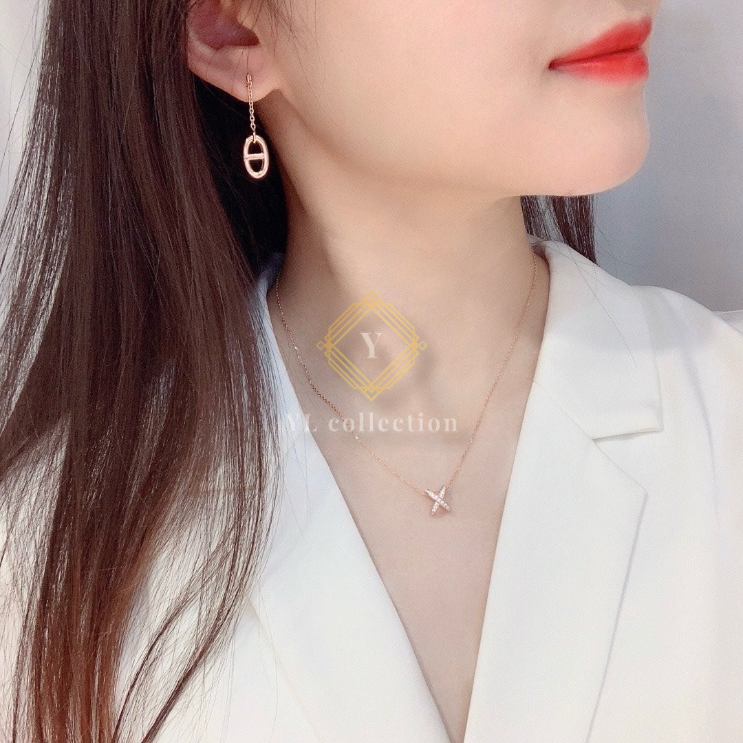 에르메스 샹달 드롭 이어링