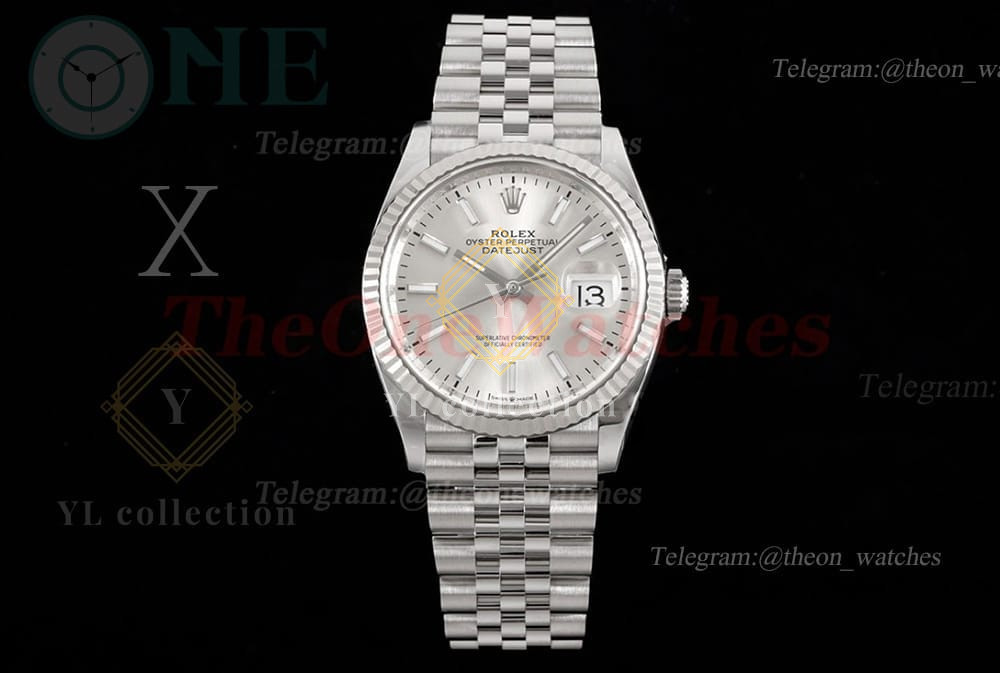 로렉스 데이저스트 36 실버 다이얼