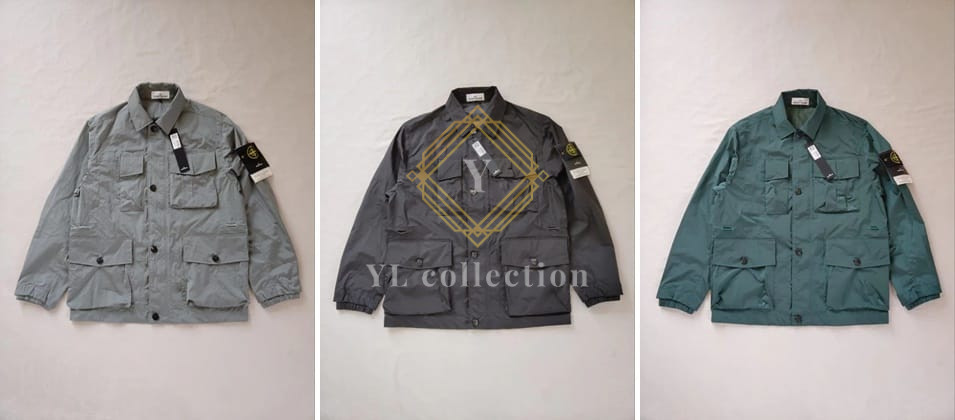 스톤 아일랜드 나일론 메탈 와트로 필드 자켓