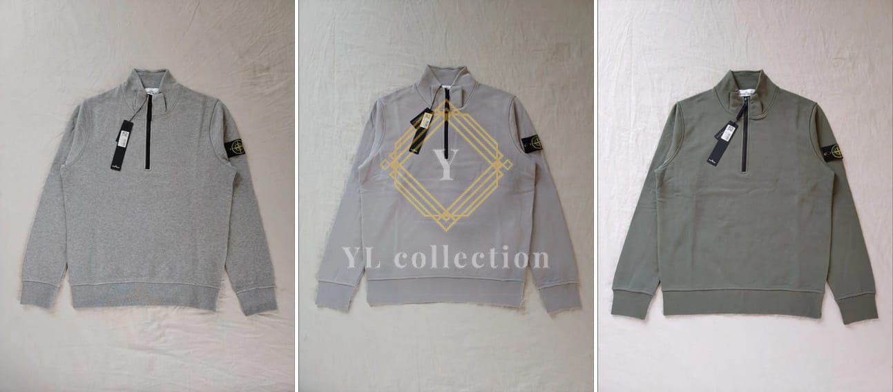 스톤 아일랜드 반집업 맨투맨