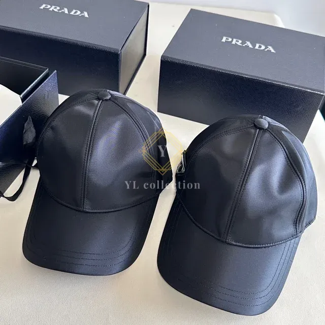 프라다 사이드 삼각로고 리나일론 볼캡