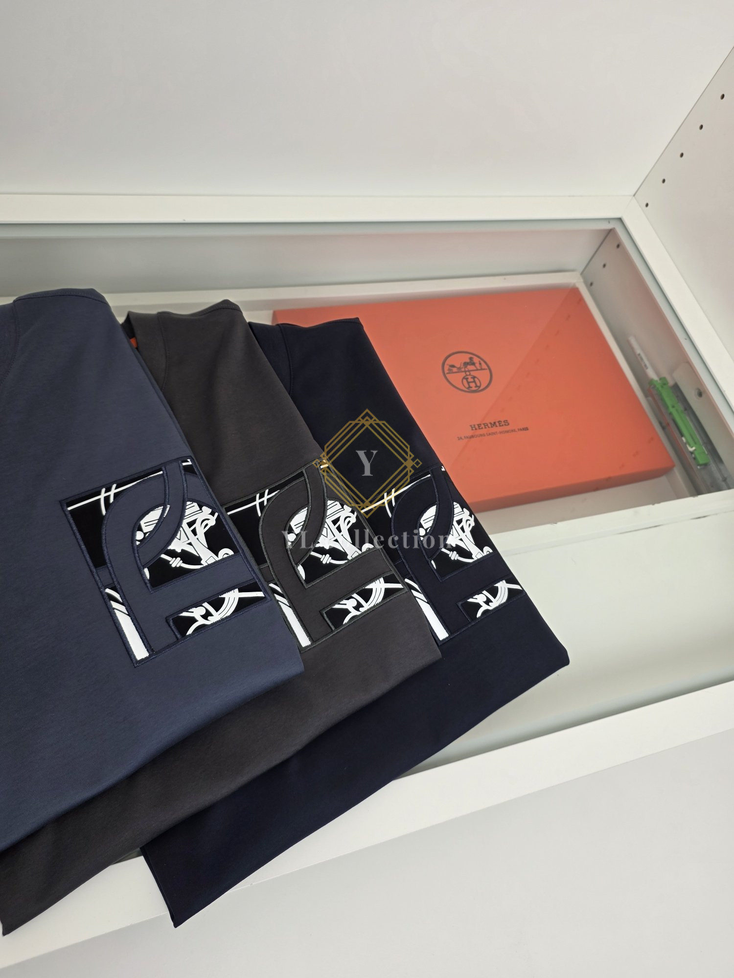 에르메스 Ex-Libris 반팔