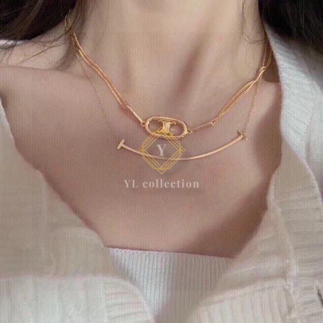 셀린느 메일론 트리오페 목걸이