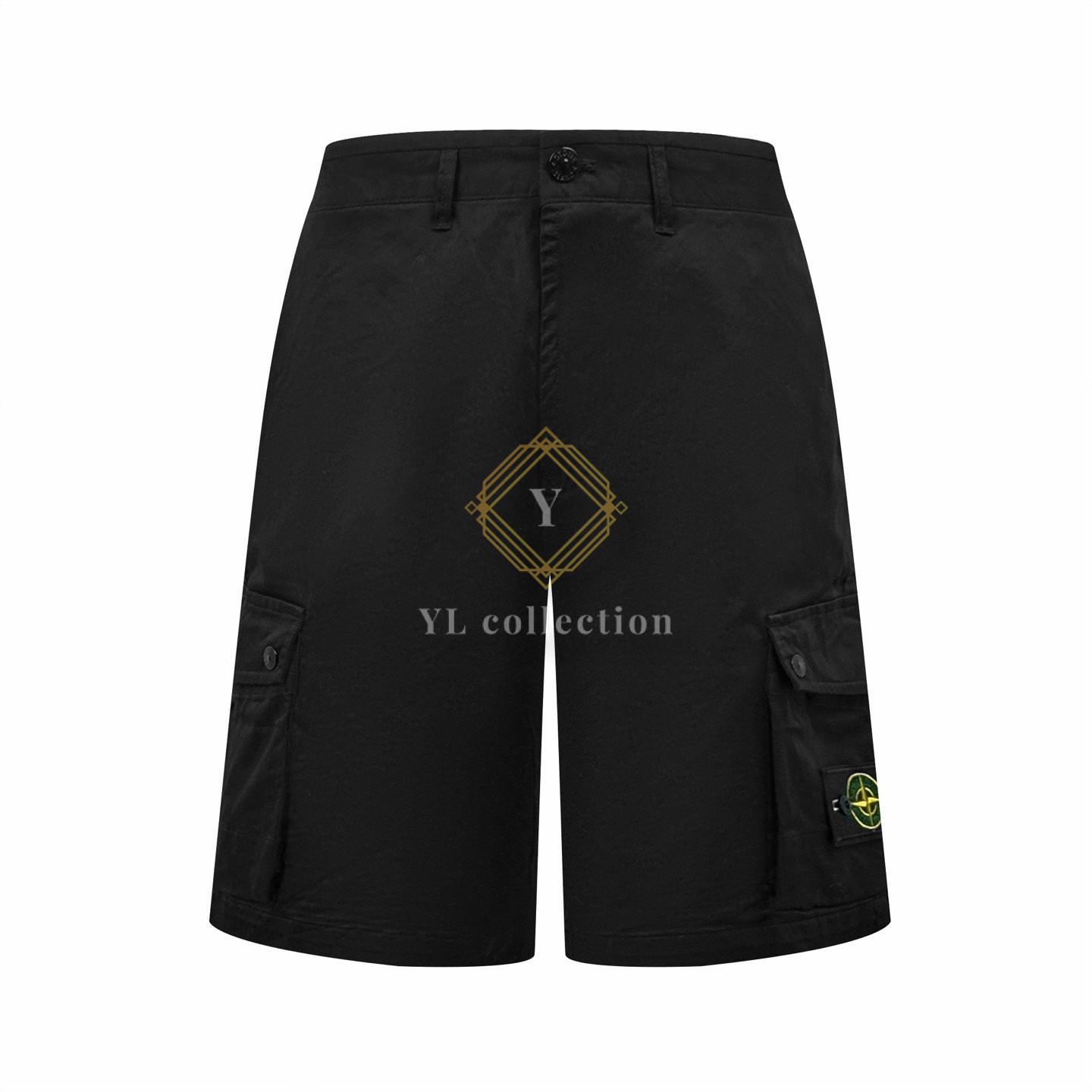 스톤 아릴랜드 L100019 지퍼 포켓 디테일 버뮤다 쇼츠