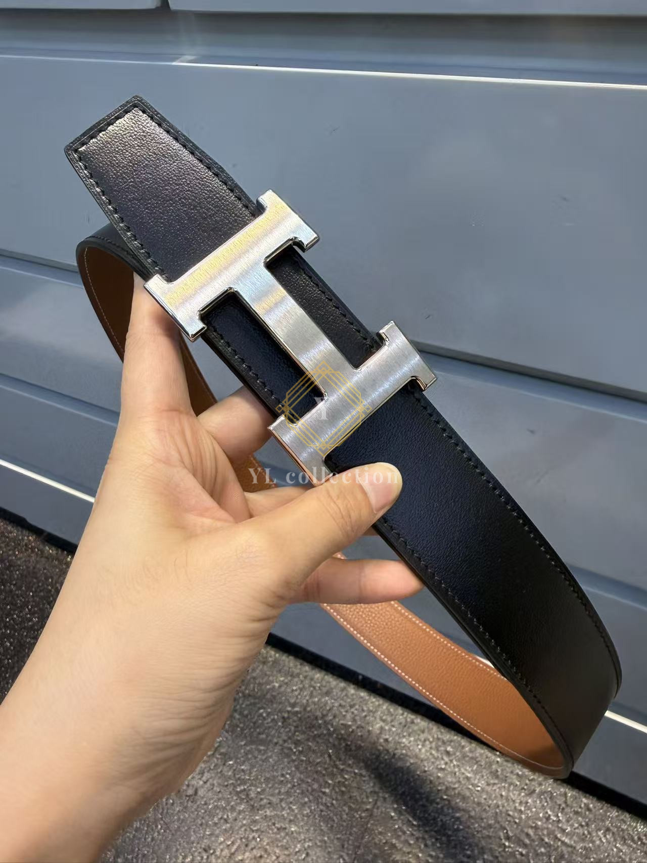 에르메스 H 버클 리버시블 32mm 벨트