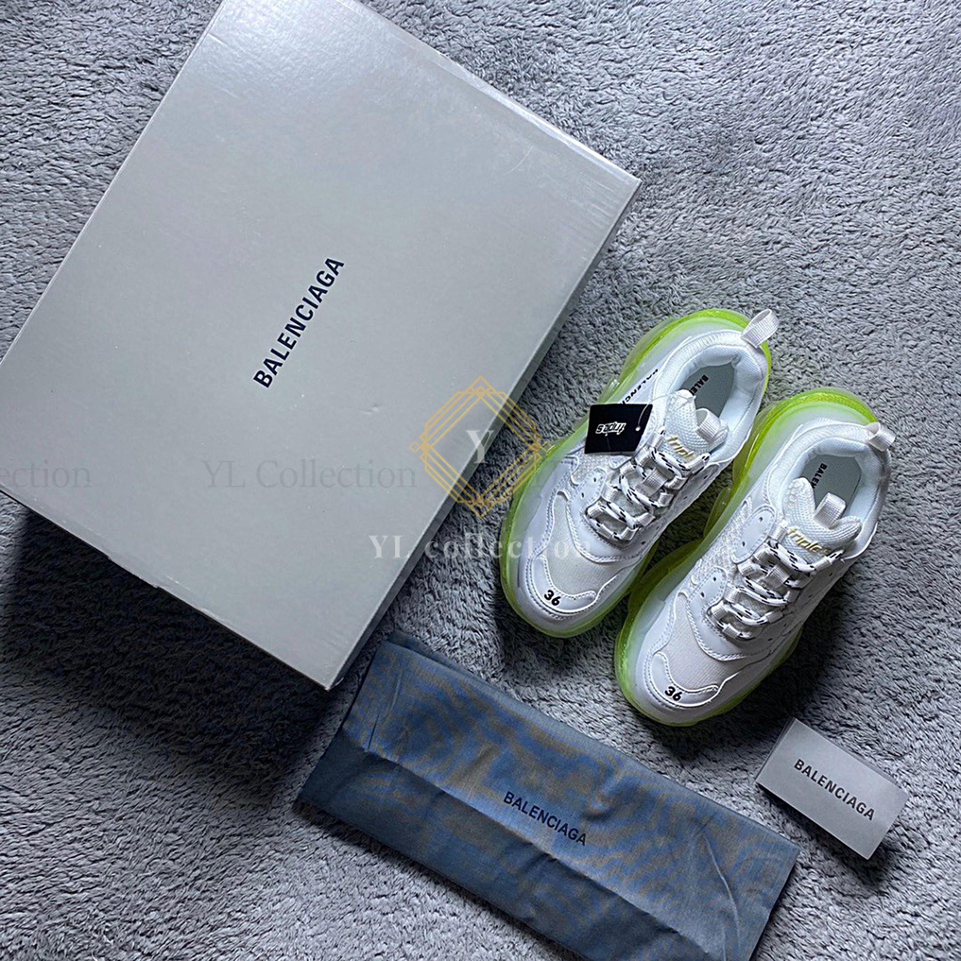 트리플 S 클리어솔 메쉬앤레더