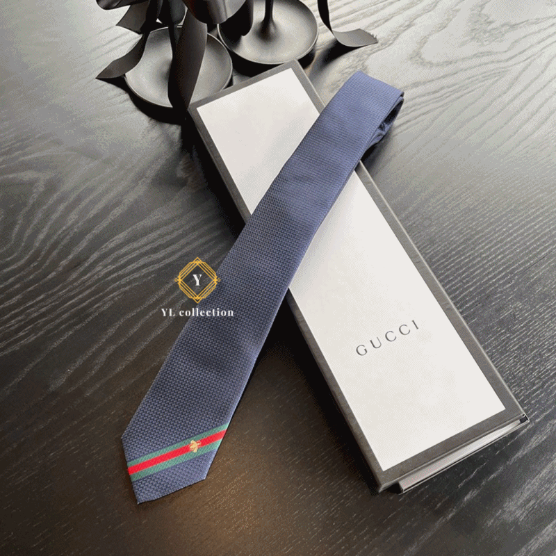 최저가 기획 제품 구찌 벌 웹 실크 넥타이