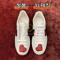 구찌 하트 에이스 스니커즈