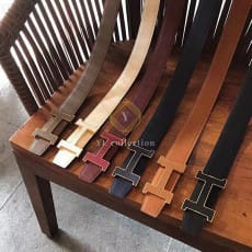 H 레더버클 양면벨트