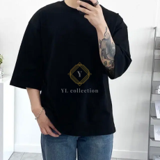 남녀공용 루즈핏 7부 티