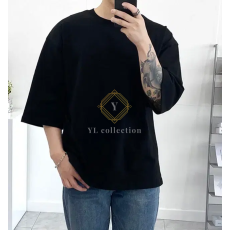 남녀공용 루즈핏 7부 티