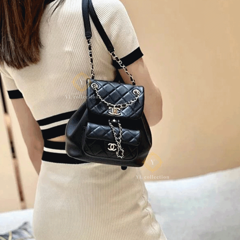 샤넬 듀마 원포켓 백팩 스몰 / 미디움