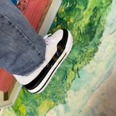 샤넬 스웨이드 투톤 스니커즈