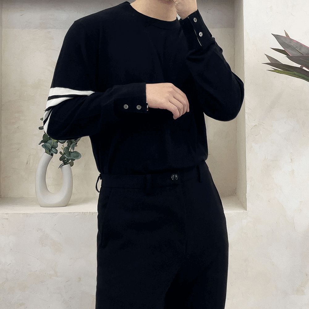 톰브라운 4바 니트 스웨터