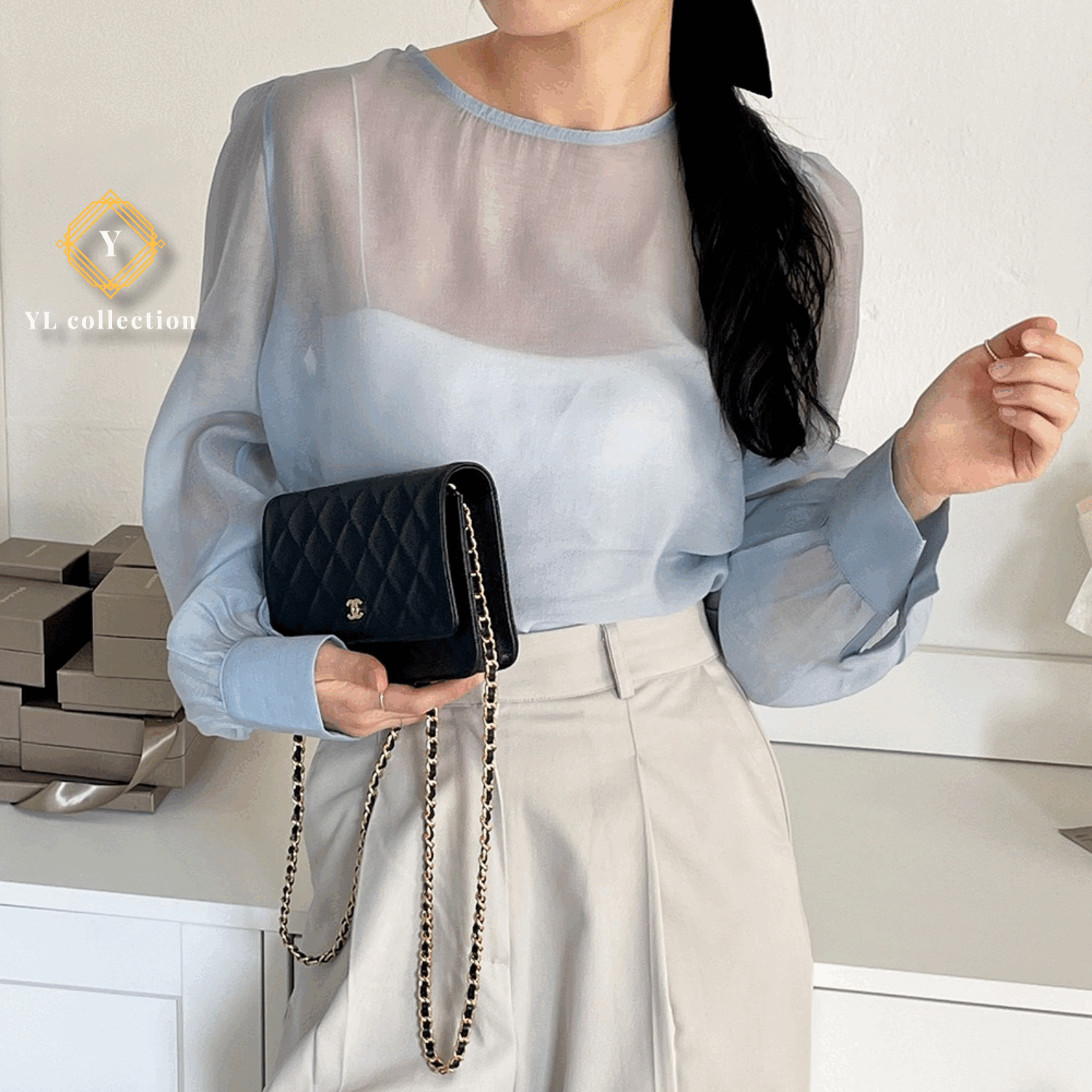 샤넬 클래식 woc 캐비어 크로스백