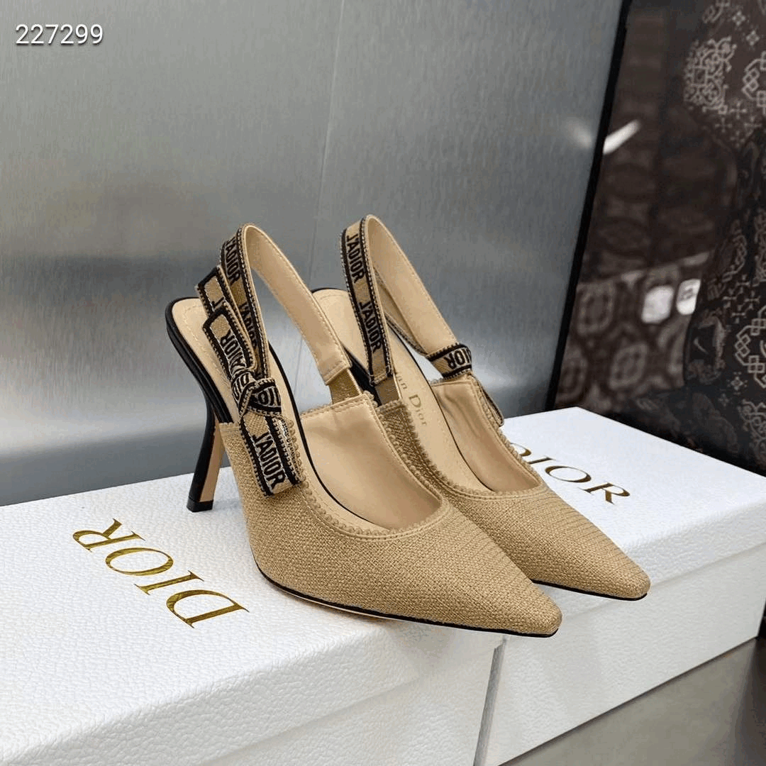 디올 슬링백 펌프스 누드