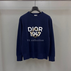 디올 로고 프린트 니트 스웨터