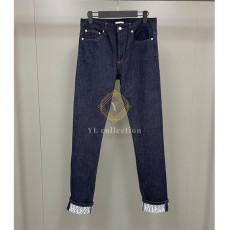 디올 오블리크 데님 팬츠