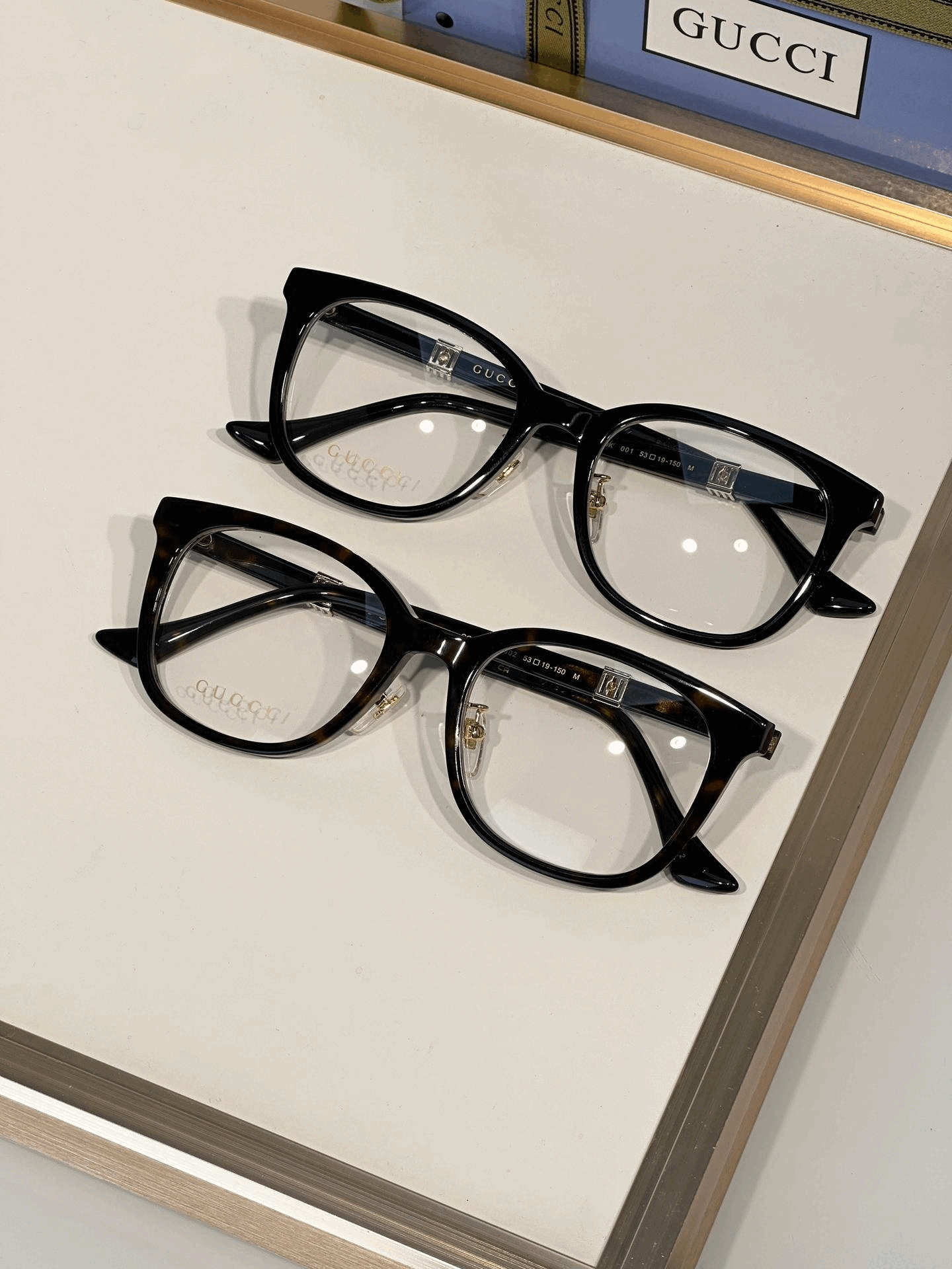 구찌 로우 노즈 브릿지 핏 옵티컬 프레임