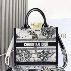 디올 미니 북 토트백