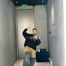 발렌시아가 패치드 코튼 카고 팬츠