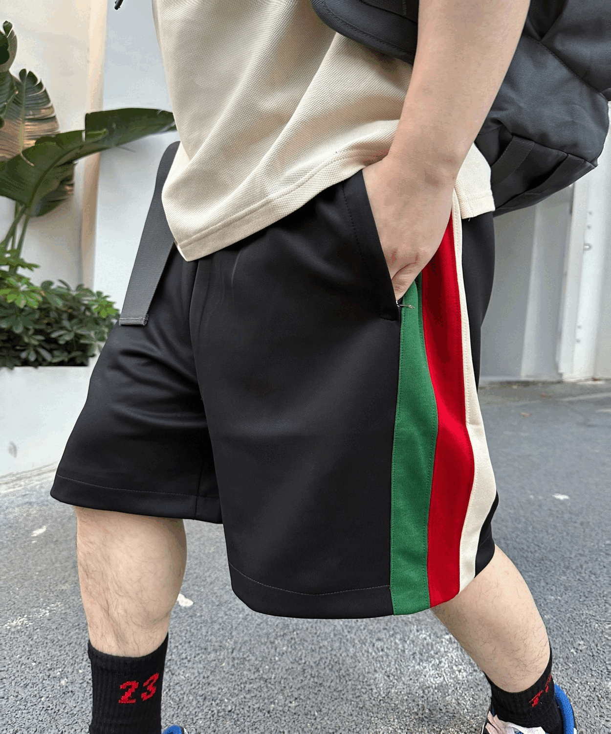 인터로킹 G 배스킷볼 반바지