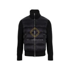 톰포드 패딩 패널 니트 재킷