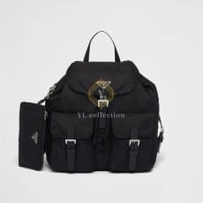 프라다 파우치 리나일론 백팩 미디엄