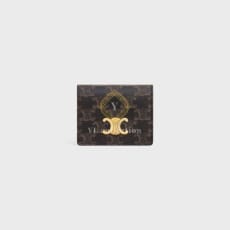 셀린느 트리옹프 컴팩트 월렛 트리옹프 캔버스 탄