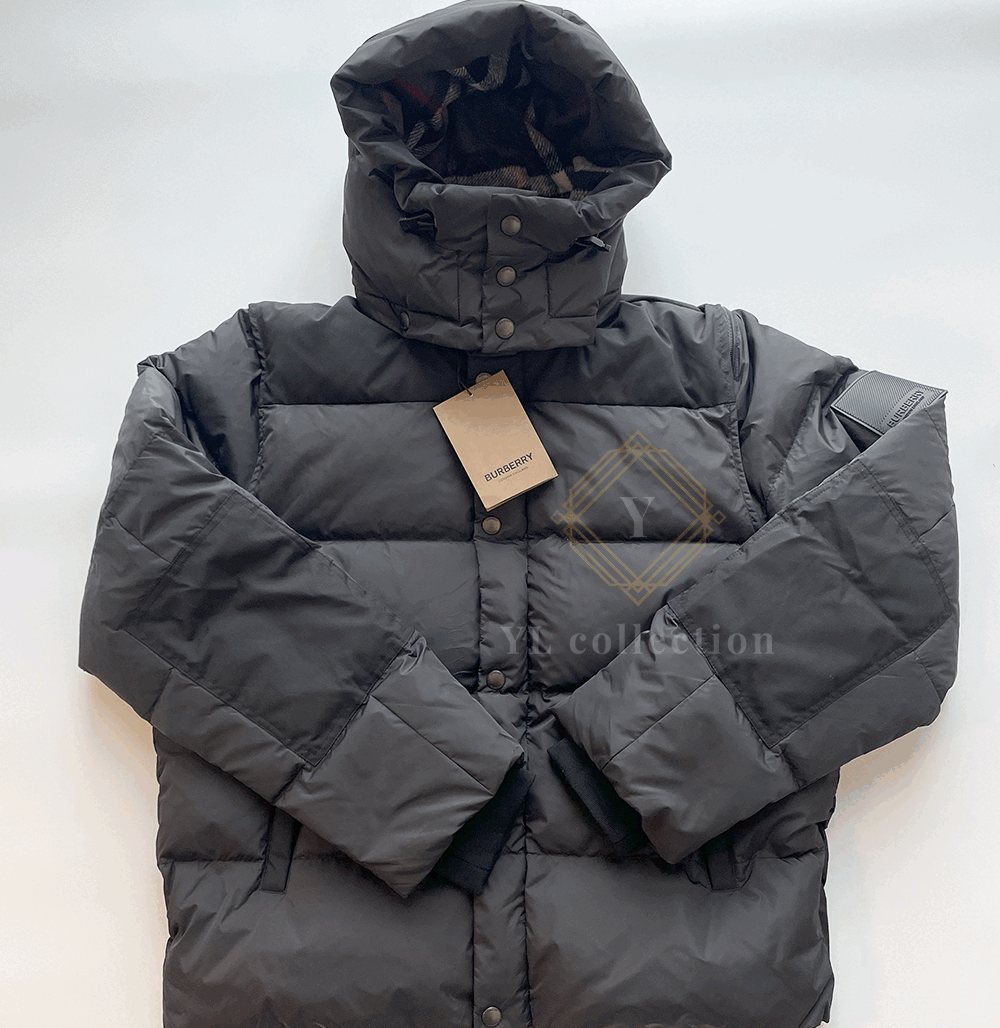 버버리 디태처블 슬리브 퍼퍼 재킷