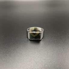 남성용 써지컬 스틸 스퀘어 반지