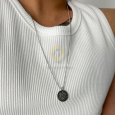 써지컬 양면 펜던트 넥클리스